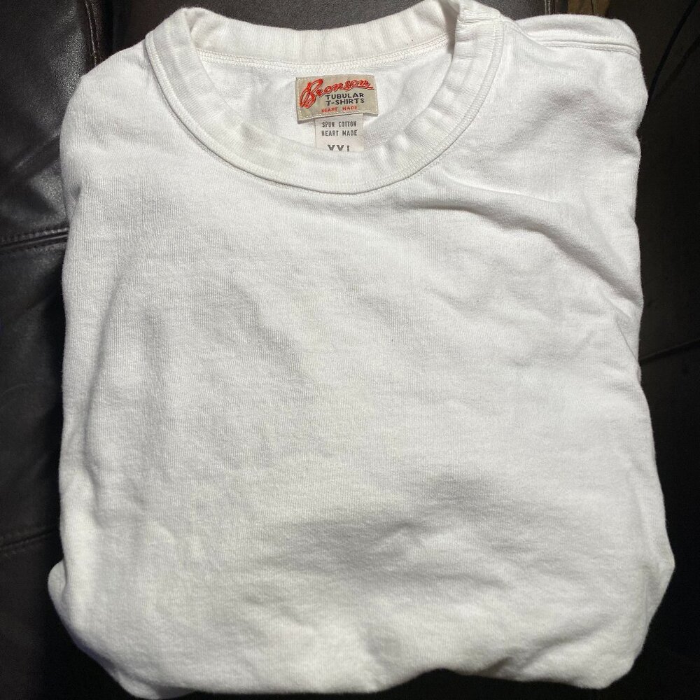 Bronson Loopwheel Tubular Athletic T-Shirt XXL White